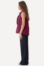Load image into Gallery viewer, Mio Linen Top - Red