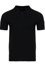 Load image into Gallery viewer, Muscle Polo Shirt - Black