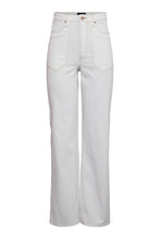 Cargar imagen en el visor de la galería, Jeans de Noah Ultra High -Wleist - White