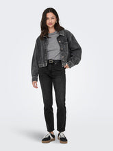 Carica l'immagine nel visualizzatore di Gallery, Jeans in vita Emily High - Black Denim