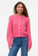 Carregar imagem no visualizador da galeria, Wilo O-Neck Cardigan - Hot Pink