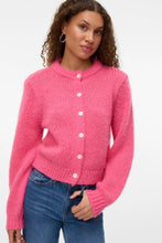 Carregar imagem no visualizador da galeria, Wilo O-Neck Cardigan - Hot Pink