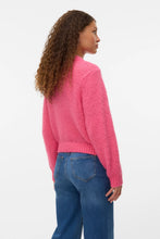 Carregar imagem no visualizador da galeria, Wilo O-Neck Cardigan - Hot Pink