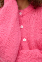 Carregar imagem no visualizador da galeria, Wilo O-Neck Cardigan - Hot Pink