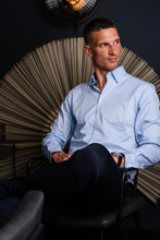 Carregar imagem no visualizador da galeria, The Original Performance Shirt - Light blue/white