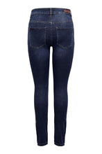 Load image into Gallery viewer, Performance Jeans - Blue denim (high-waist)