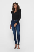 Load image into Gallery viewer, Performance Jeans - Blue denim (high-waist)