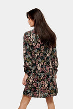Charger l'image dans la galerie, Robe de chemise imprimée - noir