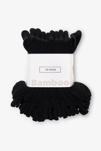 Load image into Gallery viewer, The Original Performance Bamboo Socks 10-Pack - Black