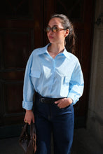 Load image into Gallery viewer, Clara Oversized Shirt - Light Blue