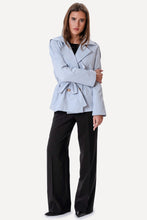 Load image into Gallery viewer, Sia Short Trenchcoat - Sky Blue