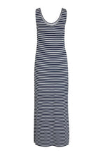 Load image into Gallery viewer, Dell Maxi Dress - Navy Blazer/Snow White