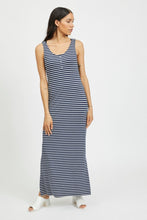 Load image into Gallery viewer, Dell Maxi Dress - Navy Blazer/Snow White