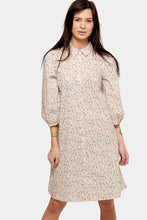 Load image into Gallery viewer, Sofie Shirt Dress - Beige Floral