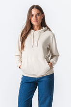 Carregar imagem no visualizador da galeria, Sweat básica com capuz - Bege claro