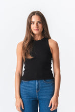 Load image into Gallery viewer, Ribbed Top - Black