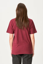 Carica l'immagine nel visualizzatore di Gallery, T -shirt oversize - Borgogna