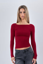 Load image into Gallery viewer, Cassandra Blouse - Burgundy