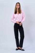 Load image into Gallery viewer, V-Neck Cardigan - Pink