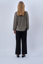 Load image into Gallery viewer, Ivy Tie Blouse Knit - Khaki