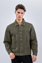 Load image into Gallery viewer, Denim Jacket - Khaki