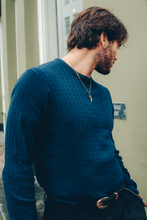 Charger l'image dans la galerie, Pullover Cable Knit - Navy