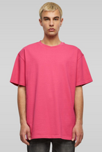 Load image into Gallery viewer, Heavy Oversized T-shirt - Hibiskus Pink