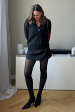 Load image into Gallery viewer, Knitted Cardigan - Black