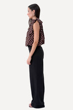Carica l'immagine nel visualizzatore di Gallery, Wilma Top - Brown/White Dots