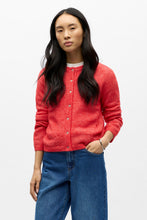 Load image into Gallery viewer, Agate Knit Cardigan - Poinsettia Melange