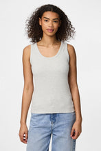 Cargar imagen en el visor de la galería, May Tank Top - Light Grey Melange