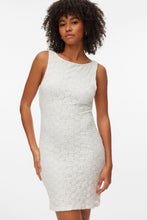 Load image into Gallery viewer, Dolly Boat Neck Short Dress - Snow White
