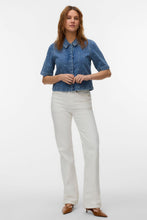 Afbeelding in Gallery-weergave laden, Dionne 2/4 Denim Shirt - Medium Blue Denim - Heart