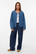 Cargar imagen en el visor de la galería, Era Quilted Jacket - Medium Blue Denim