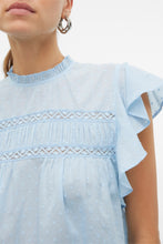 Load image into Gallery viewer, Trine Lace Top - Cashmere Blue