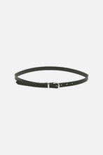 Load image into Gallery viewer, Myra Slim Belt - Black Silver