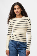 Load image into Gallery viewer, Mira New O-Neck Knit - Birch/Black
