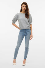 Carregar imagem no visualizador da galeria, Doffy O-Neck Pullover - Light Grey Melange