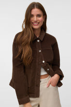 Load image into Gallery viewer, Jamie Corduroy Shacket - Chocolate Chip