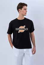 Charger l'image dans la galerie, Oversized T-shirt with print - Black