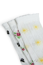Load image into Gallery viewer, Bella Pointelle Socks 3-Pack - Cloud Dancer