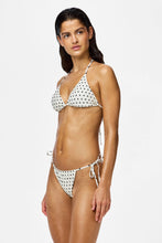 Afbeelding in Gallery-weergave laden, Baomi Bikini Triangle Top - Egret Black Dot
