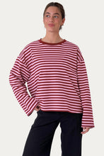 Cargar imagen en el visor de la galería, Cleo Blouse - Burgundy/Pink