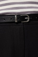 Load image into Gallery viewer, Myra Slim Belt - Black Silver