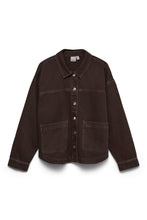Load image into Gallery viewer, Jamie Denim Shacket - Chocolate Tort-Washed