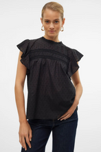 Load image into Gallery viewer, Trine Lace Top - Black