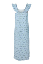 Cargar imagen en el visor de la galería, Flora Strap Flounce Dress - Cashmere Blue