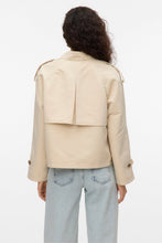 Carregar imagem no visualizador da galeria, Chloe Short Trenchcoat - Oatmeal