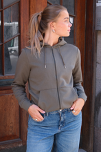 Cargar imagen en el visor de la galería, Zip Hoodie - Green