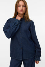Carica l'immagine nel visualizzatore di Gallery, Atla Frill Dnm Shirt - Dark Blue Denim